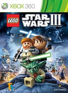 LEGO Star Wars III: The Clone Wars box art for Xbox 360